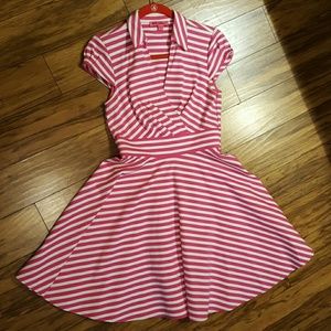 Pink and white Betsy Johnson Dress